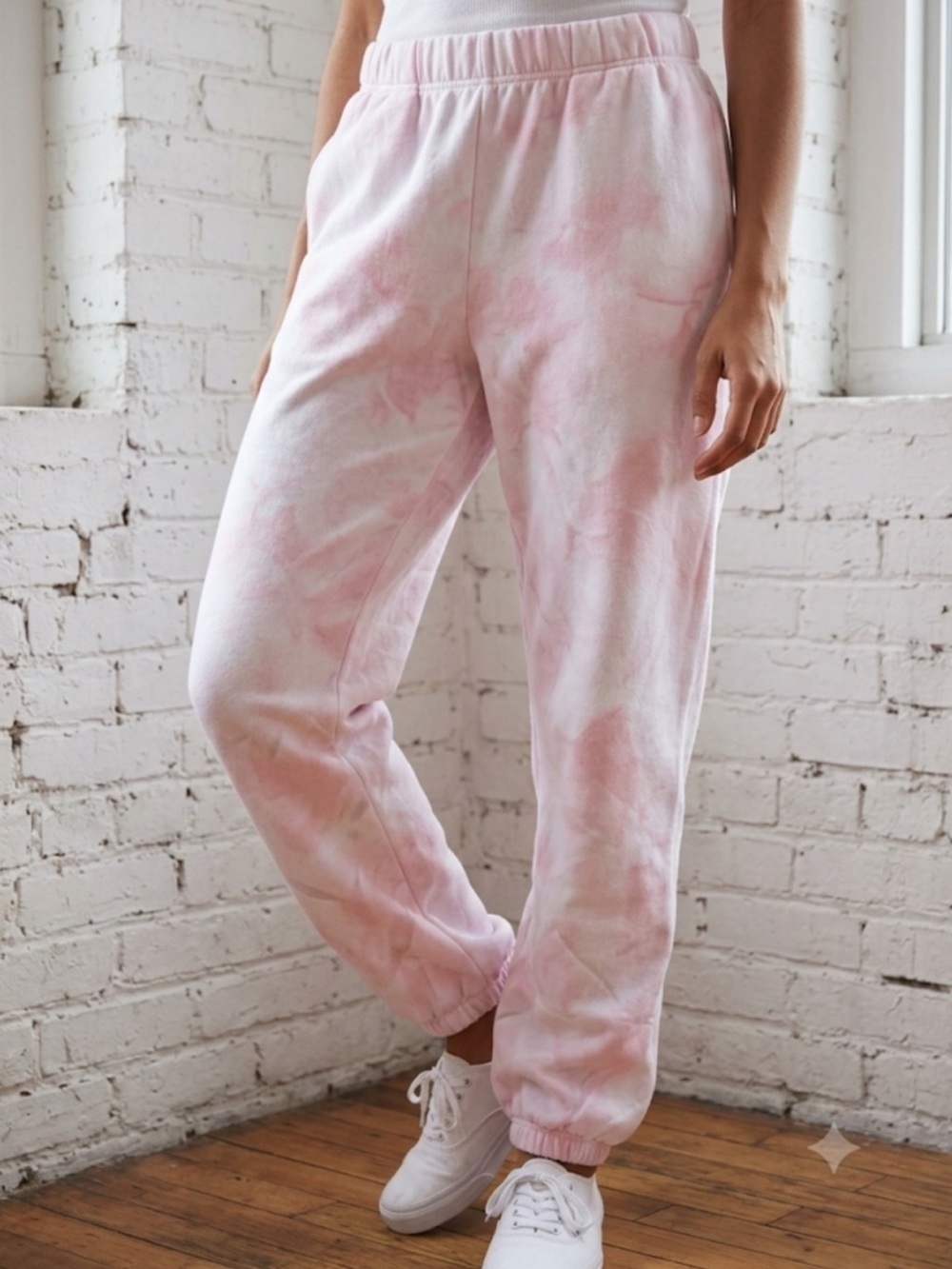 66 Lazy Pants Pink Tie-Dye Joggers – Size S | Cloud‎ Soft | Cozy Luxe |
